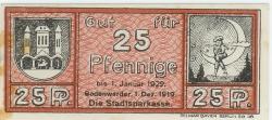 Bodenwerder - Sparkasse der Stadt - 1.12.1919 - 1.1.1922 - 25 Pfennig