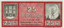 Bodenwerder - Sparkasse der Stadt - 1.12.1919 - 1.1.1922 - 25 Pfennig