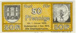 Bodenwerder - Sparkasse der Stadt - 1.12.1919 - 1.1.1922 - 50 Pfennig