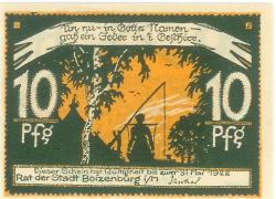Boizenburg - Stadt - - 31.5.1922 - 10 Pfennig