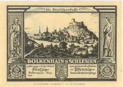 Bolkenhain (heute: PL-Bolkow) - Verein für Heimatpflege - -- - 50 Pfennig