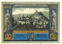 Bolkenhain (heute: PL-Bolkow) - Verein für Heimatpflege - -- - 50 Pfennig