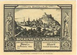 Bolkenhain (heute: PL-Bolkow) - Verein für Heimatpflege - -- - 2 Mark
