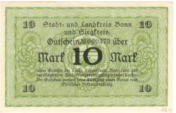 Bonn - Kreis; Sieg-Kreis; Stadt - -- - 10 Mark