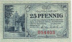 Borken - Stadt - 1.4.1920 - 25 Pfennig