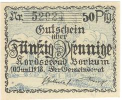 Borkum - Gemeinde - 10.6.1918 - 50 Pfennig