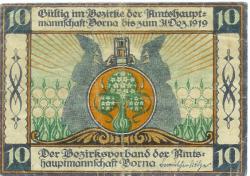 Borna - Amtshauptmannschaft - - 31.12.1919 - 10 Pfennig