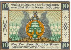 Borna - Amtshauptmannschaft - - 31.12.1919 - 10 Pfennig