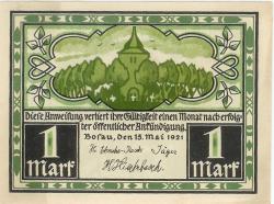 Bosau - Kirchspiel - 15.5.1921 - 1 Mark