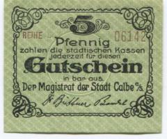 Calbe - Stadt - -- - 5 Pfennig 