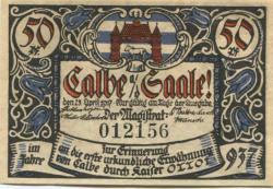 Calbe - Stadt - 23.4.1917 - 50 Pfennig 