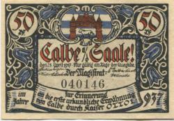 Calbe - Stadt - 23.4.1917 - 50 Pfennig 