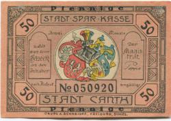 Canth (heute: PL-Katy Wroclawskie) - Stadt - -- 50 Pfennig