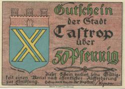 Castrop - Stadt - 24.3.1921 - 50 Pfennig