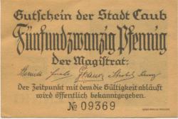 Caub (heute: Kaub) - Stadt - -- - 25 Pfennig
