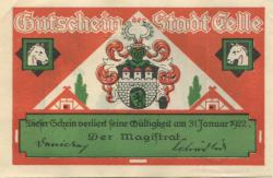 Celle - Stadt - - 31.1.1922 - 50 Pfennig