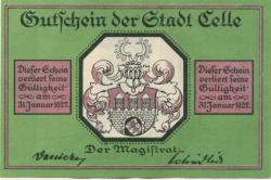 Celle - Stadt - - 31.1.1922 - 50 Pfennig
