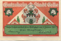 Celle - Stadt - - 31.1.1922 - 75 Pfennig