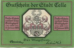 Celle - Stadt - - 31.1.1922 - 1 Mark