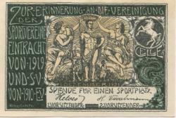 Celle - Sportverein Eintracht von 1919 und SV von 1910 eV - 1.12.1921 - 2 Mark 