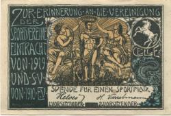 Celle - Sportverein Eintracht von 1919 und SV von 1910 eV - 1.12.1921 - 50 Pfennig