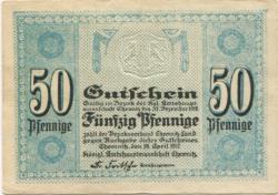 Chemnitz - Amtshauptmannschaft - 19.4.1917 - 31.12.1918 - 50 Pfennig