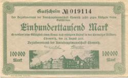 Chemnitz - Amtshauptmannschaft - 24.8.1923 - 100000 Mark