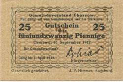 Chorzow - Gemeinde - 10.9.1917 - 1.4.1918 - 25 Pfennig