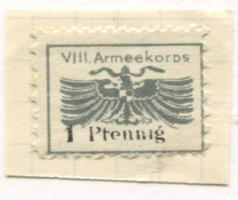 Coblenz (heute: Koblenz) - VIII.Armeekorps - -- - 1 Pfennig