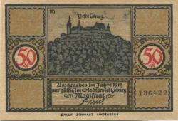 Coburg - Stadt - 1919 - 50 Pfennig