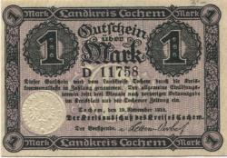 Cochem - Kreis - 19.11.1918 - 1 Mark