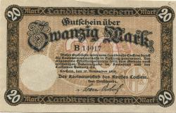 Cochem - Kreis - 19.11.1918 - 20 Mark