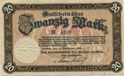 Cochem - Kreis - 19.11.1918 - 20 Mark