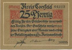 Coesfeld - Kreis - -- 25 Pfennig