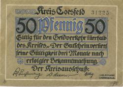 Coesfeld - Kreis - -- 50 Pfennig