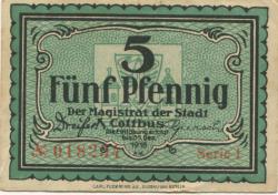 Cottbus - Stadt - - 31.12.1918 - 5 Pfennig