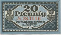 Cottbus - Stadt - 31.12.1920 - 20 Pfennig