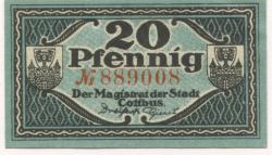 Cottbus - Stadt - 31.12.1921 - 20 Pfennig