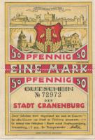 Cranenburg (heute: Kranenburg) - Stadt - 1.7.1921 - 1 Mark