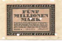Crefeld (heute: Krefeld) - Kreis - 1.91923 - 5 Millionen Mark