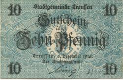 Creußen - Stadt - 1.12.1916 - 10 Pfennig