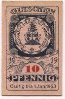 Dannenberg - Sparkasse der Stadt - 1919 - 1.1.1923 - 10 Pfennig 