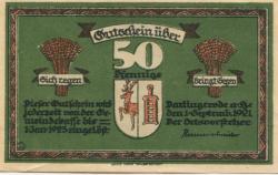 Darlingerode - Gemeinde - 1.9.1921 - 1.1.1923 - 50 Pfennig 