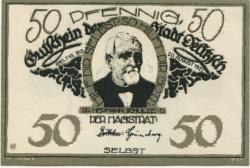 Delitzsch - Stadt - - 20.8.1921 - 50 Pfennig 