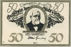 Delitzsch - Stadt - - 20.8.1921 - 50 Pfennig