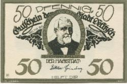 Delitzsch - Stadt - - 20.8.1921 - 50 Pfennig