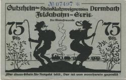Dermbach - Rhönklubzweigverein - -- 75 Pfennig