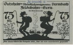 Dermbach - Rhönklubzweigverein - -- 75 Pfennig