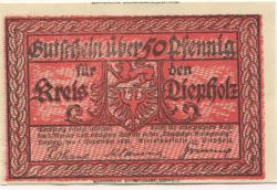 Diepholz - Kreis - 1.9.1920 - 50 Pfennig