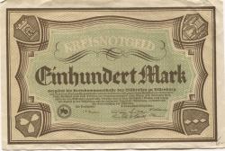 Dillenburg - Dillkreis - 1.10.1922 - 100 Mark